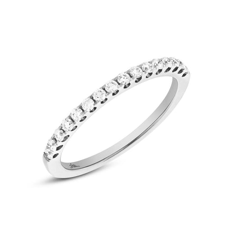 0.27 Ctw 14k White Gold Diamond Womens Band