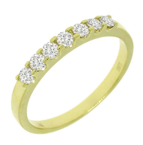 0.38 Ctw 14k Yellow Gold Diamond Womens Band