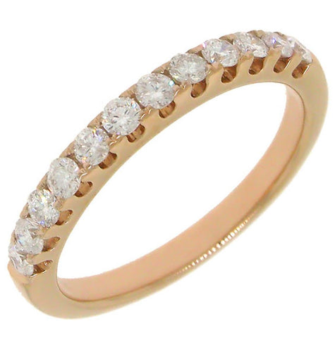 0.50 Ctw 14k Rose Gold Diamond Womens Band