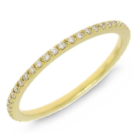 0.21 Ctw 14k Yellow Gold Diamond Eternity Band