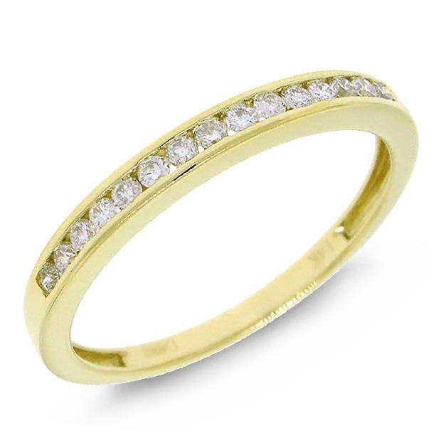 0.19 Ctw 14k Yellow Gold Diamond Womens Band