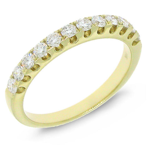 0.50 Ctw 14k Yellow Gold Diamond Womens Band