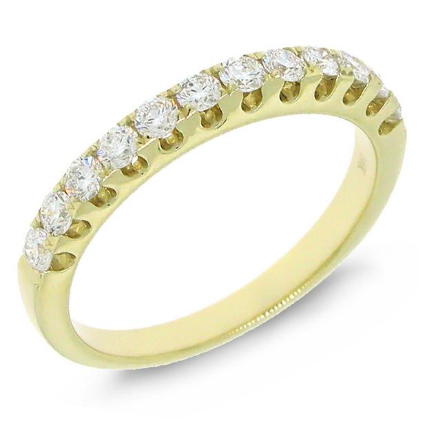 0.50 Ctw 14k Yellow Gold Diamond Womens Band