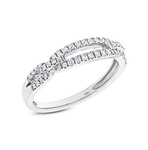 0.23 Ctw 14k White Gold Diamond Womens Ring