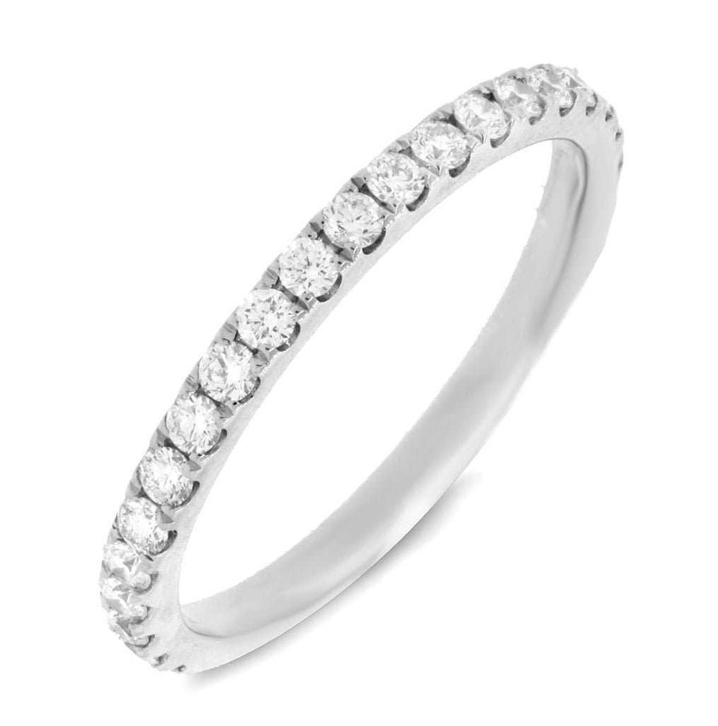 0.43 Ctw 14k White Gold Diamond Womens Band