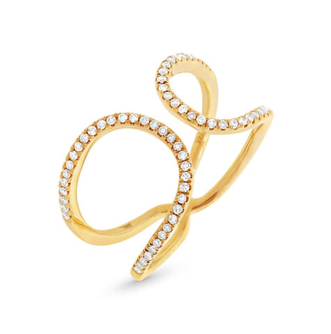 0.23 Ctw 14k Yellow Gold Diamond Womens Ring