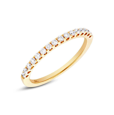 0.27 Ctw 14k Yellow Gold Diamond Womens Band