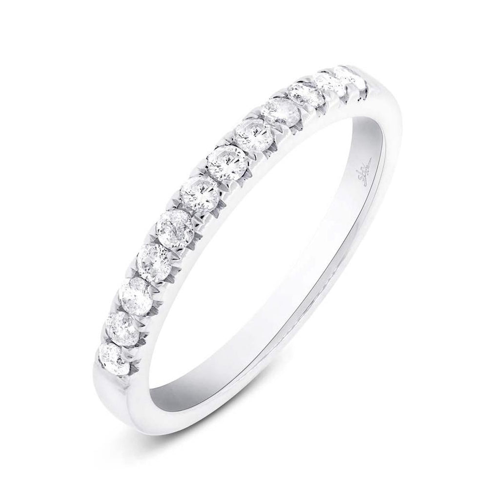 0.33 Ctw 14k White Gold Diamond Womens Band