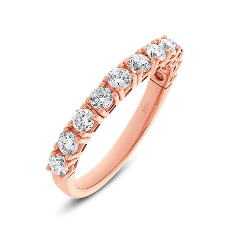 0.83 Ctw 14k Rose Gold Diamond Flexi Band