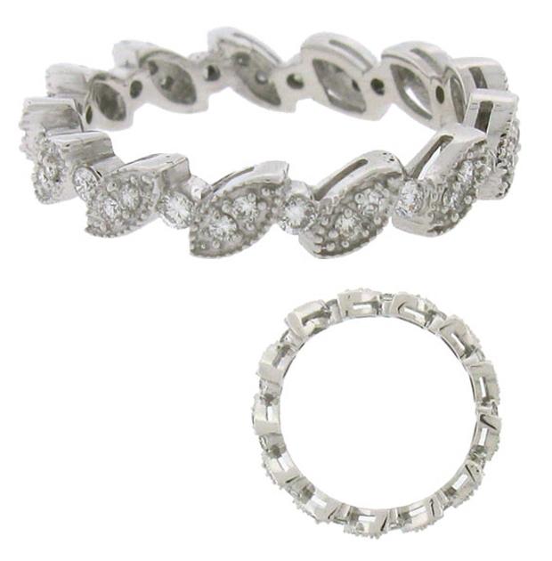 0.44 Ctw 14k White Gold Diamond Eternity Band