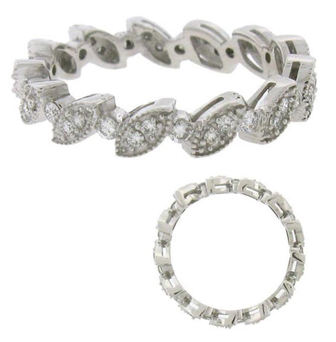 0.44 Ctw 14k White Gold Diamond Eternity Band