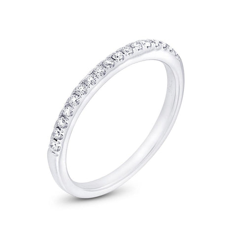 0.18 Ctw 14k White Gold Diamond Womens Band