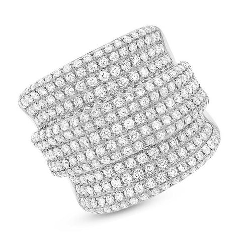 2.66 Ctw 14k White Gold Diamond Womens Ring