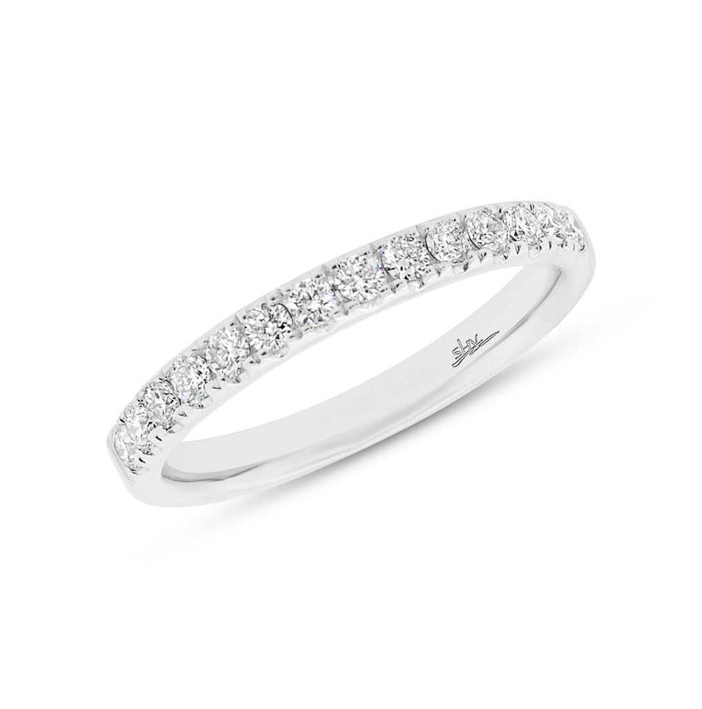 0.36 Ctw 18k White Gold Diamond Size 6