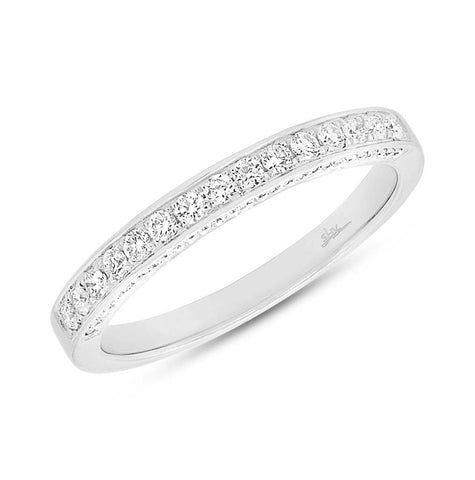 0.39 Ctw 14k White Gold Diamond Womens Band