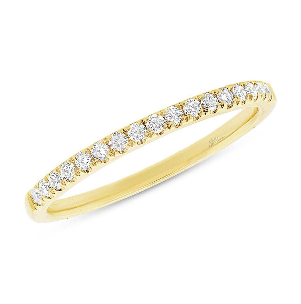 0.21 Ctw 14k Yellow Gold Diamond Womens Band