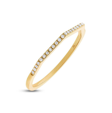 0.07 Ctw 18k Yellow Gold Diamond Womens Ring