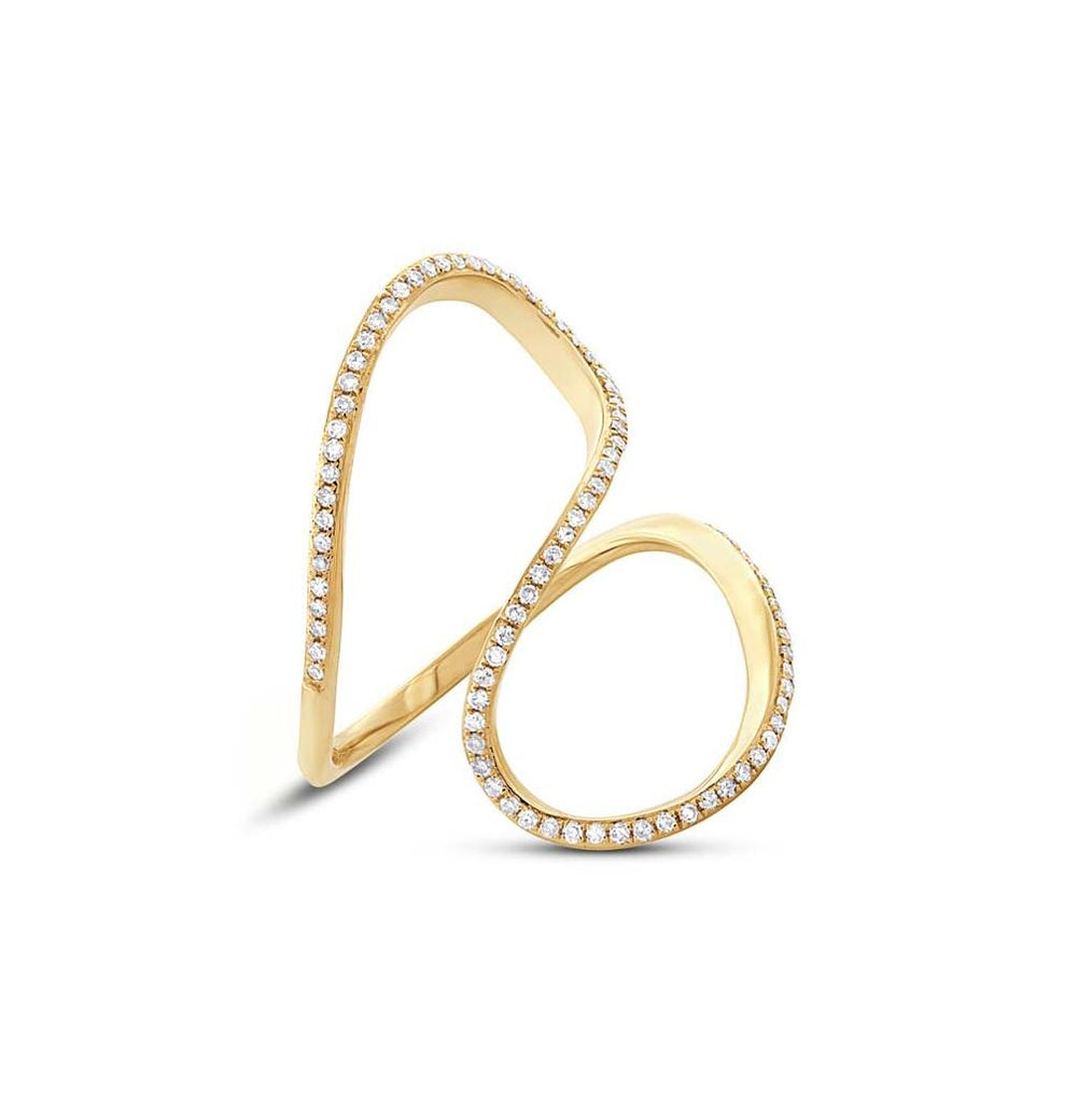 0.25 Ctw 14k Yellow Gold Diamond Womens Ring