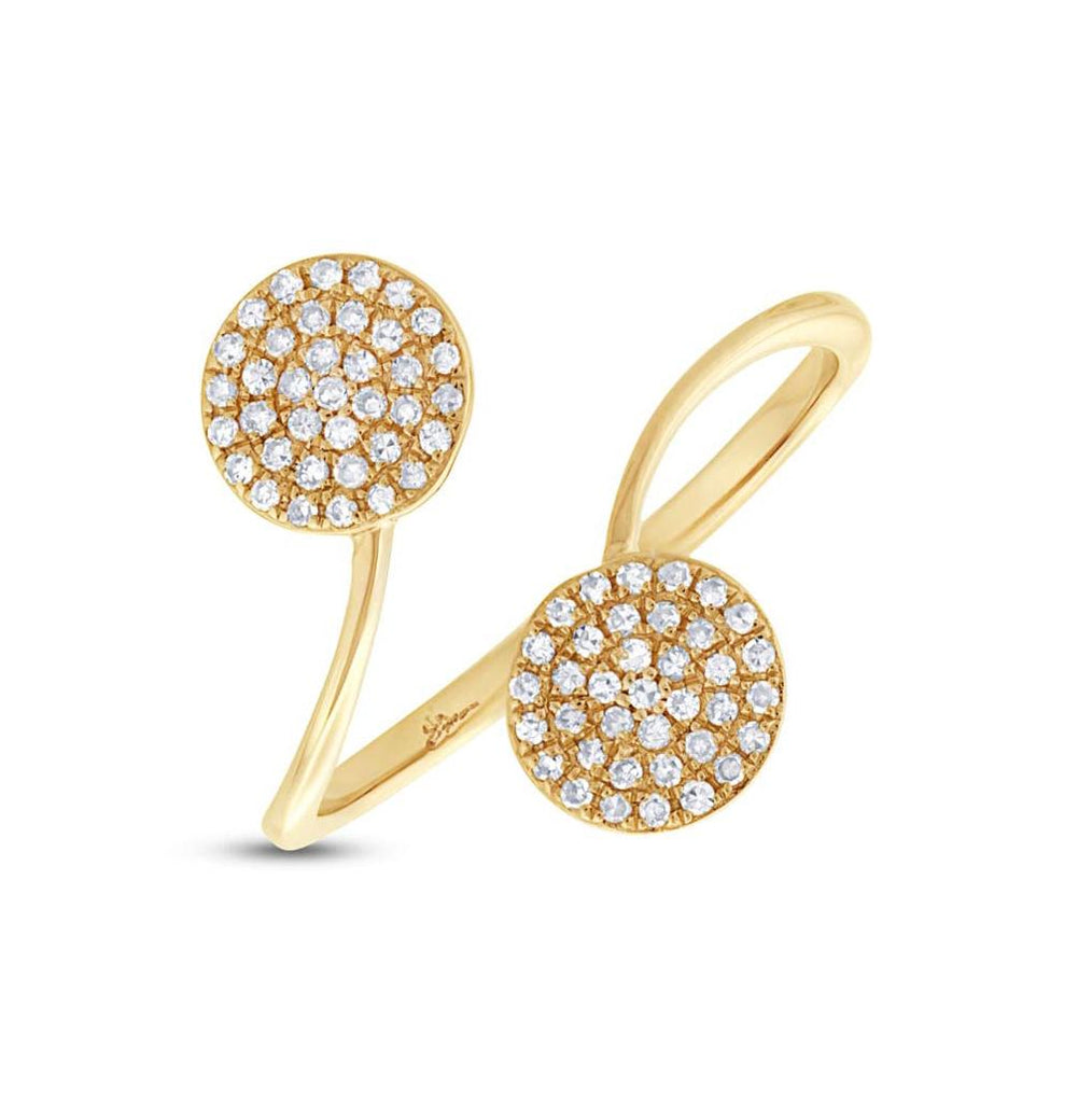 0.20 Ctw 14k Yellow Gold Diamond Womens Ring