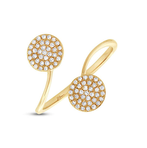 0.20 Ctw 14k Yellow Gold Diamond Womens Ring