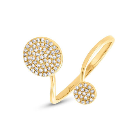 0.22 Ctw 14k Yellow Gold Diamond Womens Ring
