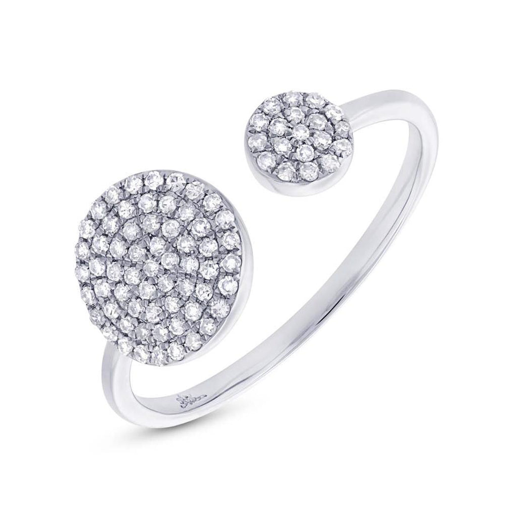 0.22 Ctw 14k White Gold Diamond Womens Ring