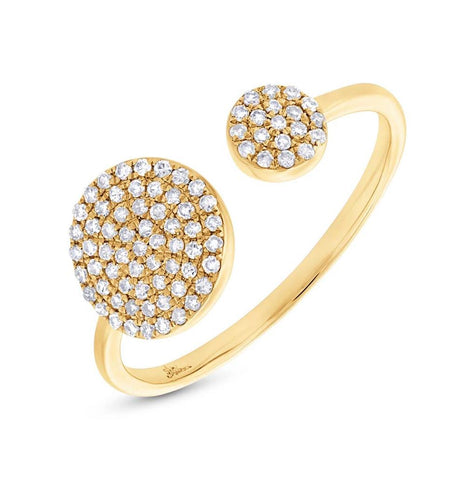 0.22 Ctw 14k Yellow Gold Diamond Womens Ring Size 6.5