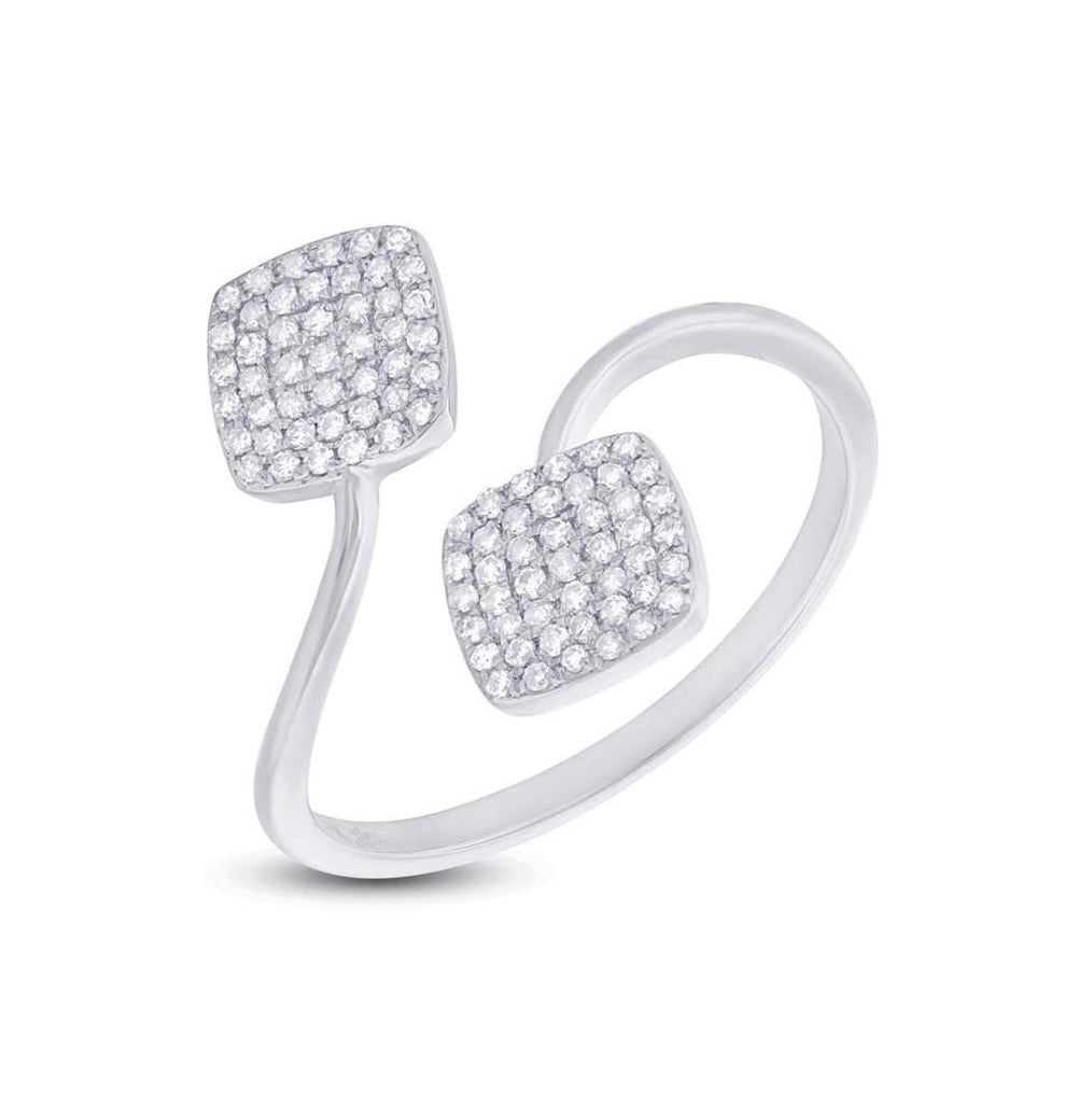 0.25 Ctw 14k White Gold Diamond Womens Ring