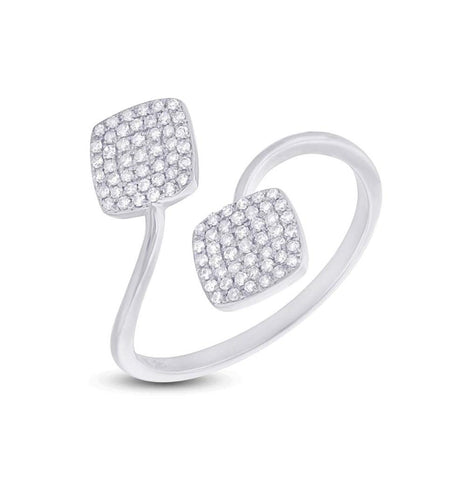 0.25 Ctw 14k White Gold Diamond Womens Ring