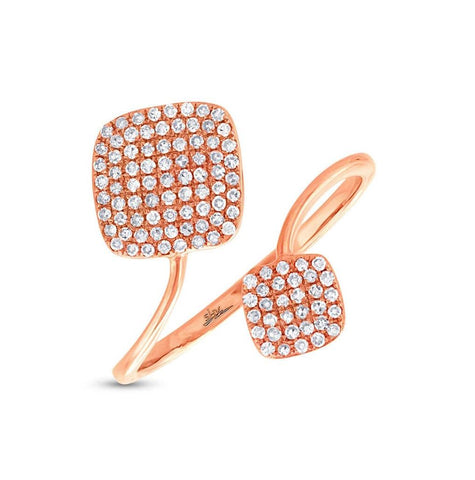 0.31 Ctw 14k Rose Gold Diamond Womens Ring