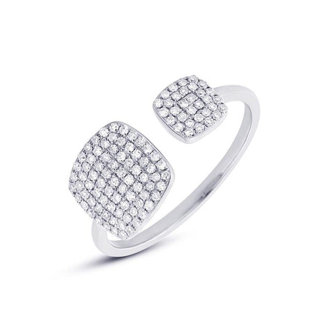 0.31 Ctw 14k White Gold Diamond Womens Ring