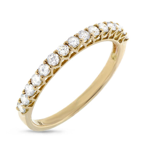 0.44 Ctw 18k Yellow Gold Diamond Womens Band