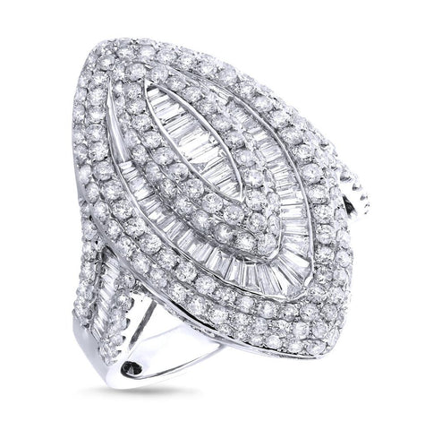 2.31 Ctw 18k White Gold Diamond Womens Ring