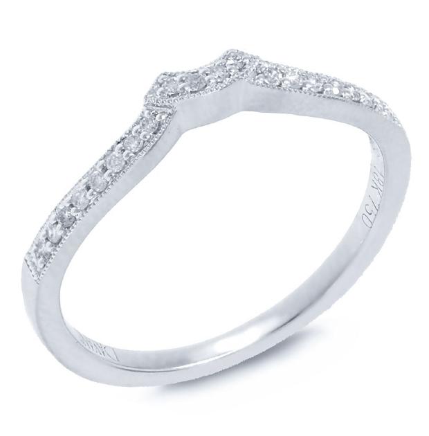 0.10 Ctw 18k White Gold Diamond Diamond Womens Band