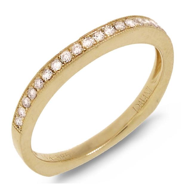 0.20 Ctw 14k Yellow Gold Diamond Womens Band