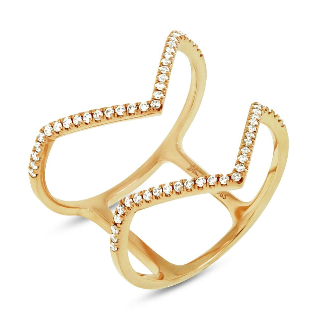 0.23 Ctw 14k Yellow Gold Diamond Womens Ring