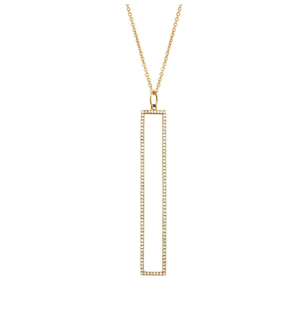 0.24 Ctw 14k Yellow Gold Diamond Pendant Necklace With 18 Inch Chain