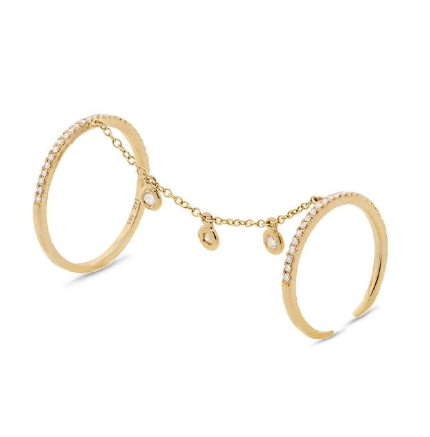 0.23 Ctw 14k Yellow Gold Diamond Womens Ring