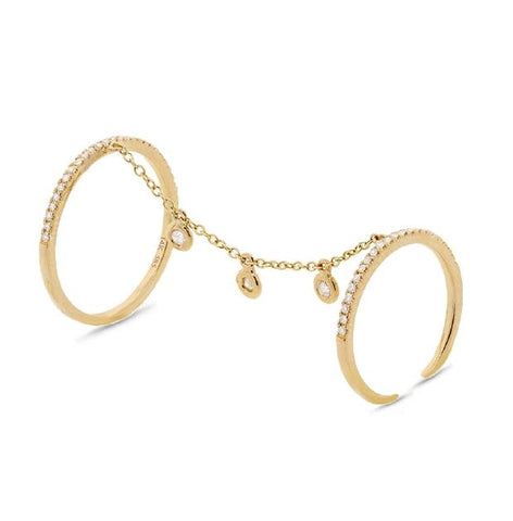 0.23 Ctw 14k Yellow Gold Diamond Womens Ring