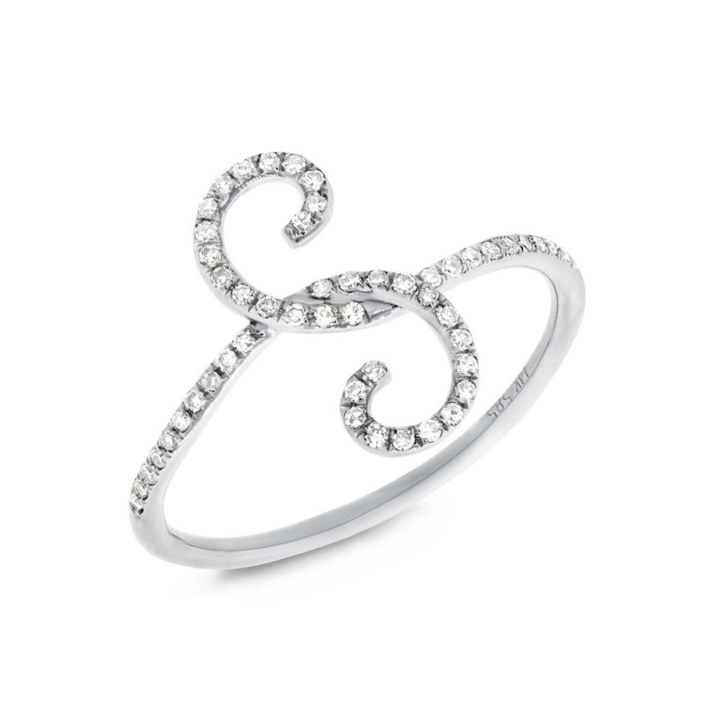 0.16 Ctw 14k White Gold Diamond Womens Ring