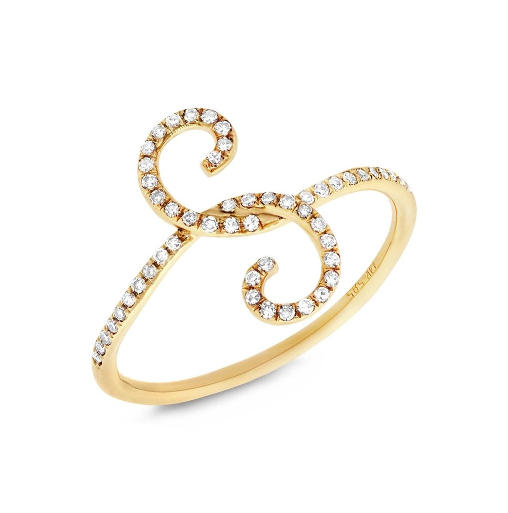 0.16 Ctw 14k Yellow Gold Diamond Womens Ring