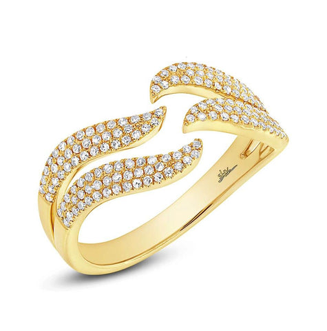 0.35 Ctw 14k Yellow Gold Diamond Womens Ring