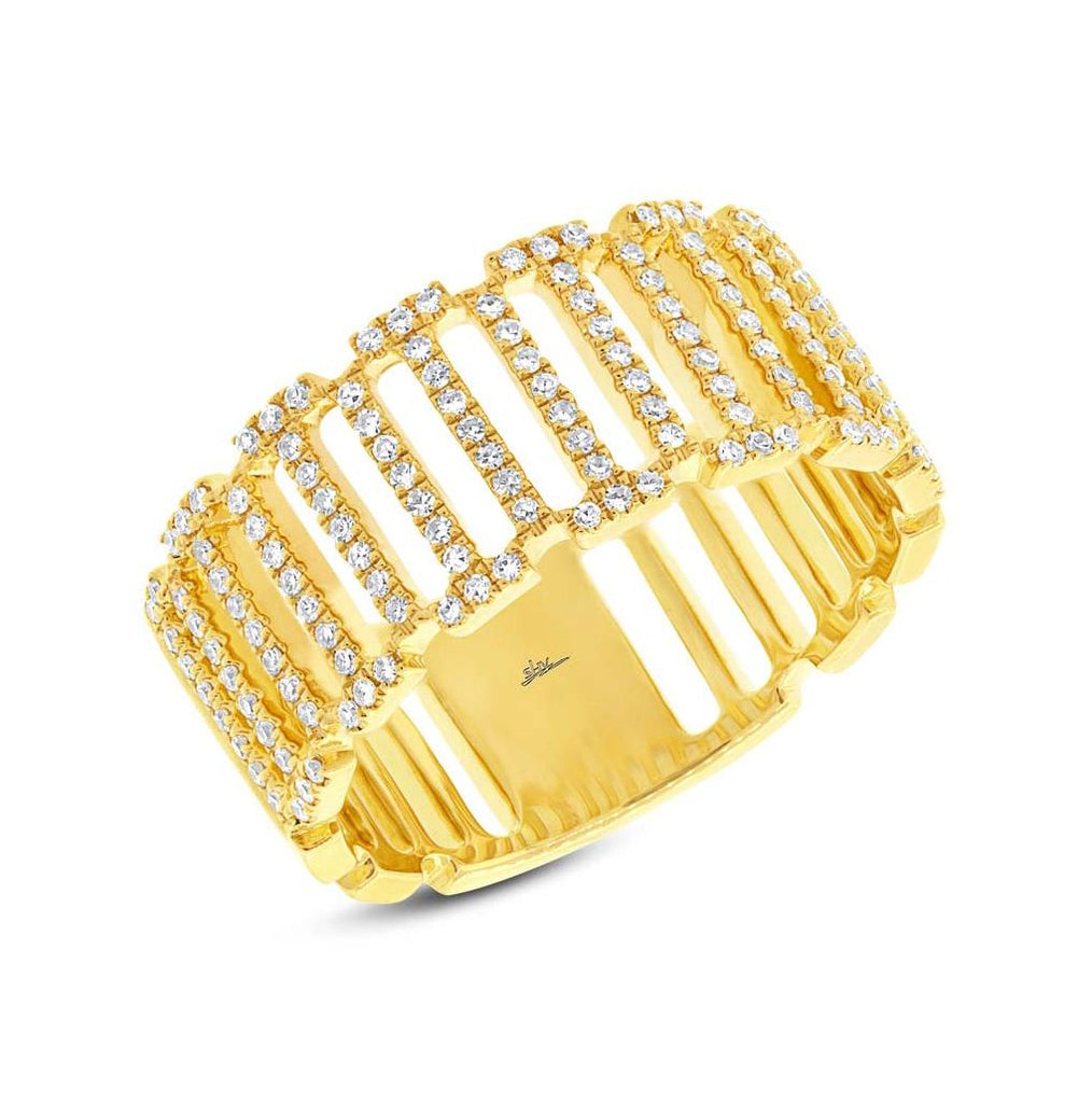 0.31 Ctw 14k Yellow Gold Diamond Womens Ring