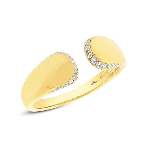 0.16 Ctw 14k Yellow Gold Diamond Womens Ring