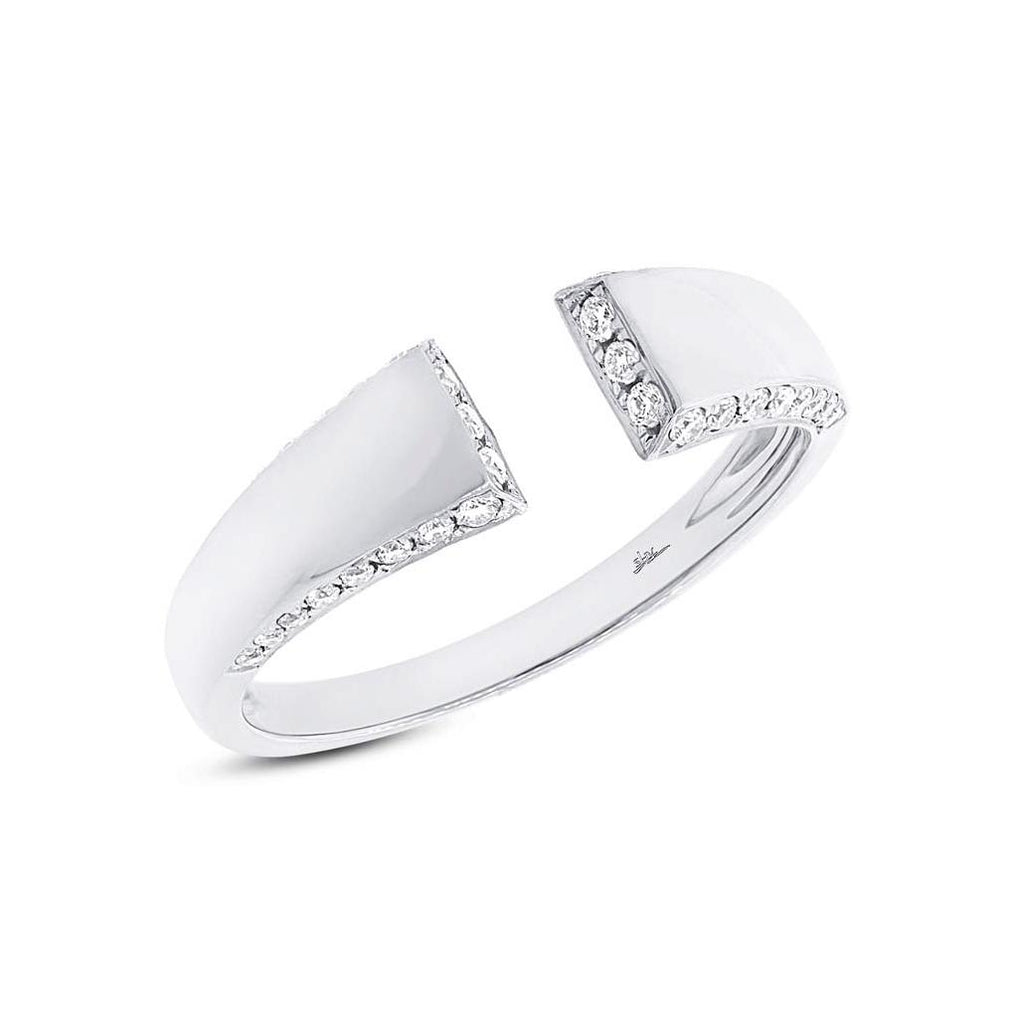 0.24 Ctw 14k White Gold Diamond Womens Ring