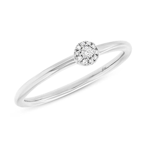 0.07 Ctw 14k White Gold Diamond Womens Ring