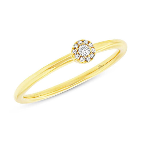 0.07 Ctw 14k Yellow Gold Diamond Womens Ring