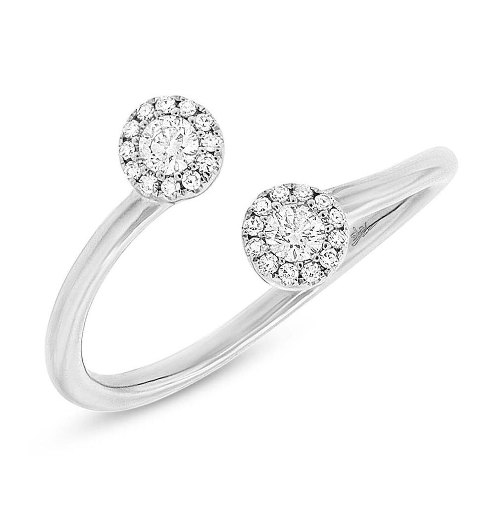 0.23 Ctw 14k White Gold Diamond Womens Ring