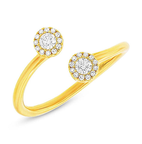 0.23 Ctw 14k Yellow Gold Diamond Womens Ring
