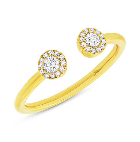 0.23 Ctw 14k Yellow Gold Diamond Womens Ring Size 5